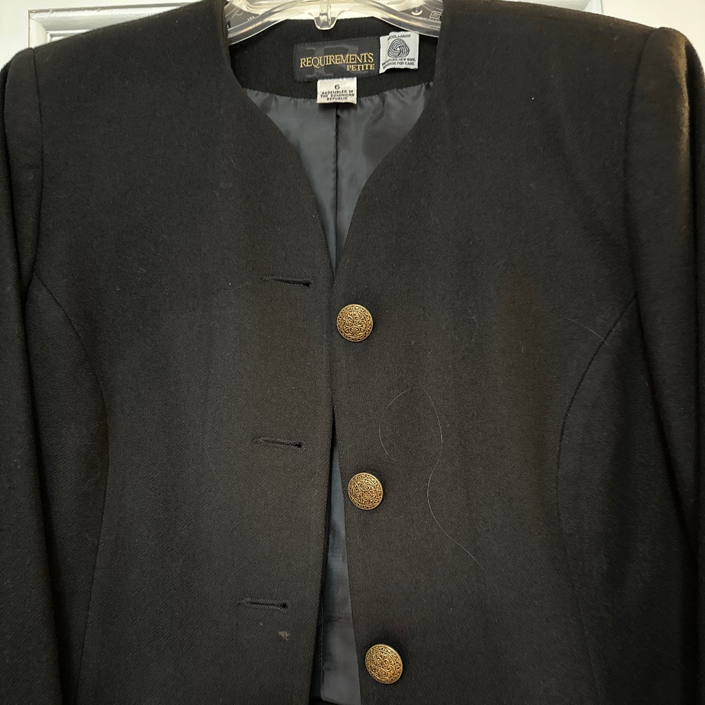 Cropped Wool Jacket
